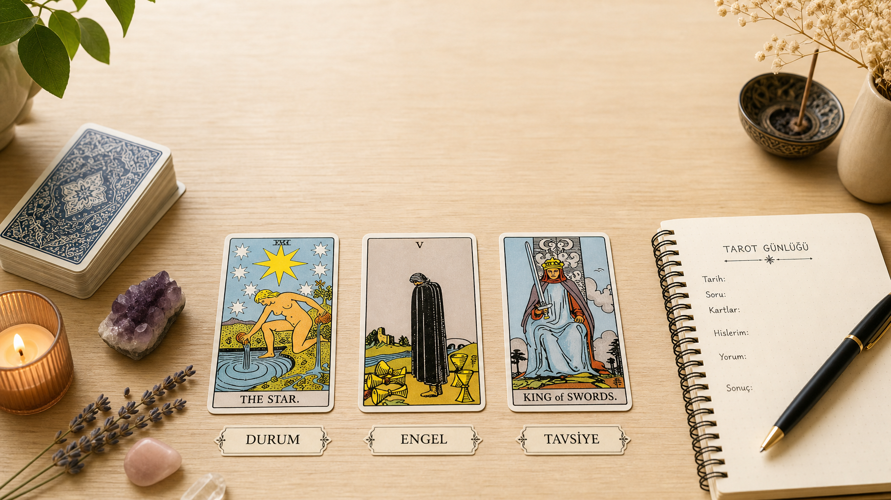 Tarot Falı Nasıl Bakılır? Yeni Başlayanlar İçin Adım Adım Rehber