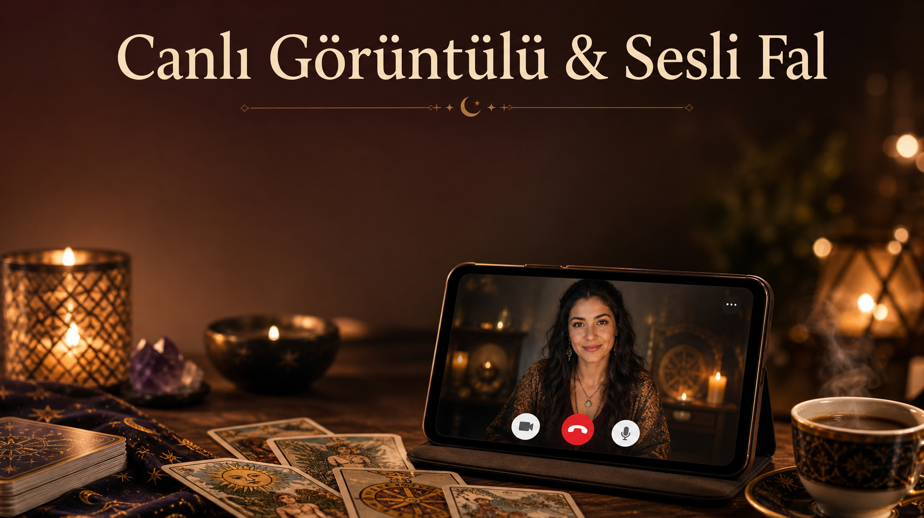 Canlı Görüntülü ve Sesli Fal: Falcınızla Anında Canlı Görüşün