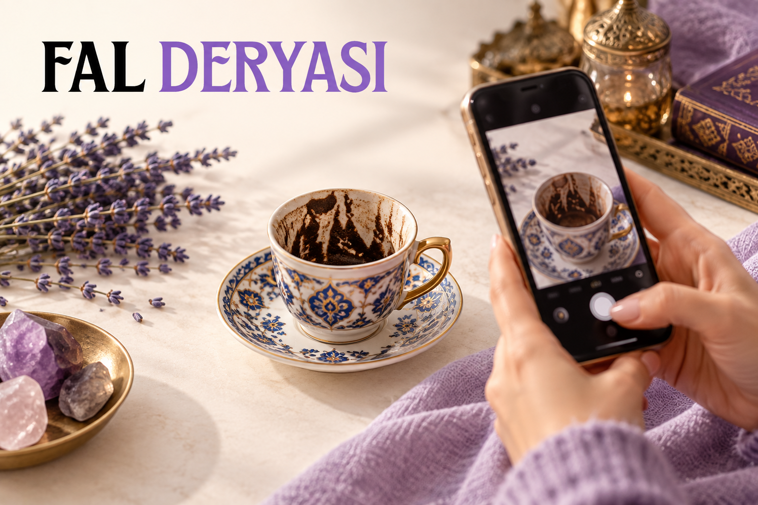 Online Kahve Falı İçin Fincan Fotoğrafı Nasıl Çekilir?