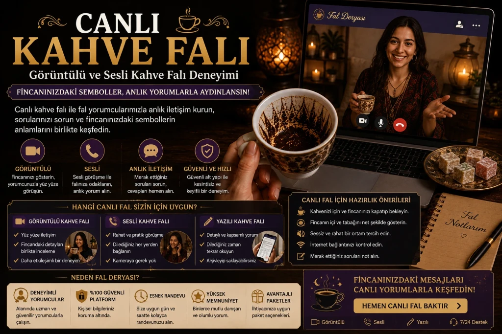 Canlı Kahve Falı Nedir? Görüntülü ve Sesli Kahve Falı Deneyimi