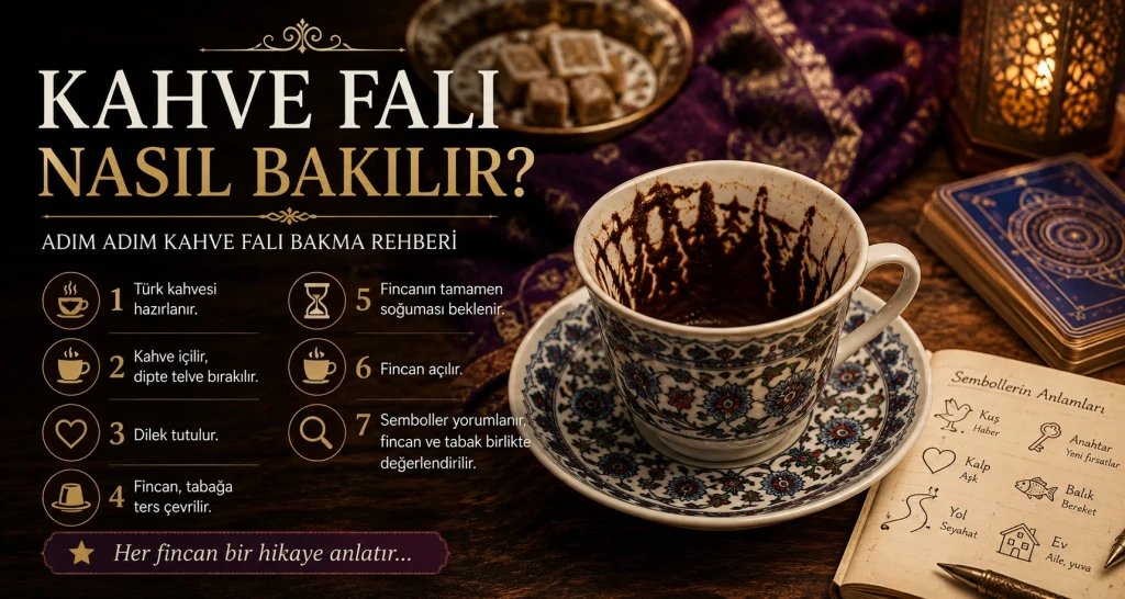 Kahve Falı Nasıl Bakılır? Adım Adım Kahve Falı Bakma Rehberi