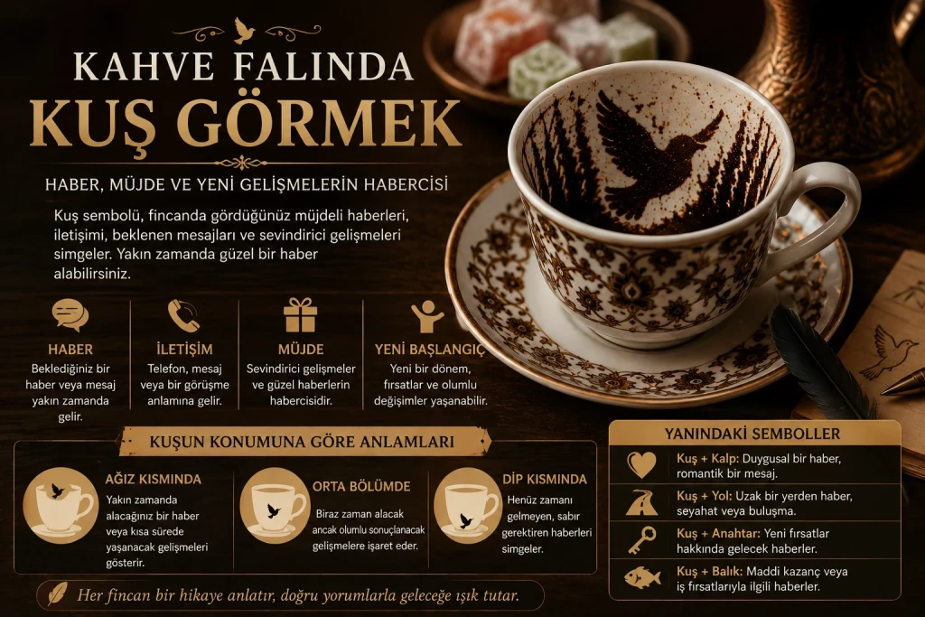 Kahve Falında Kuş Görmek Ne Anlama Gelir? Haber, Müjde ve Yeni Gelişmeler