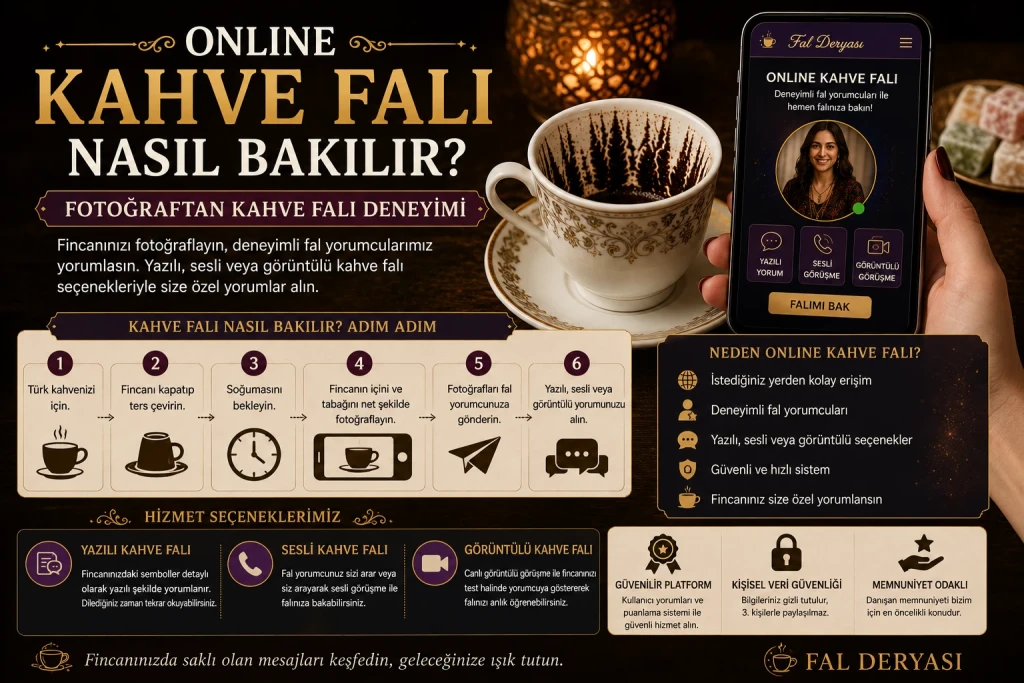 Online Kahve Falı Nasıl Bakılır? Fotoğraftan Kahve Falı Deneyimi
