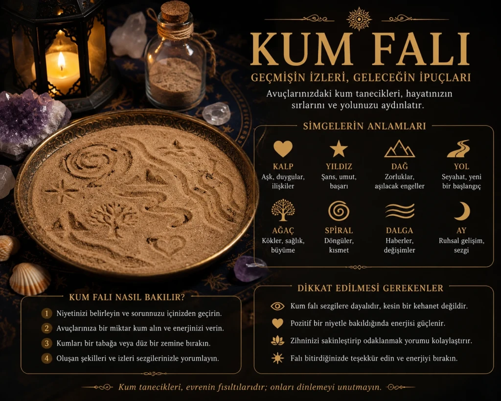 Kum Falı Sembolleri ve Yorumlamaları: Çizgiler Bize Ne Anlatıyor?