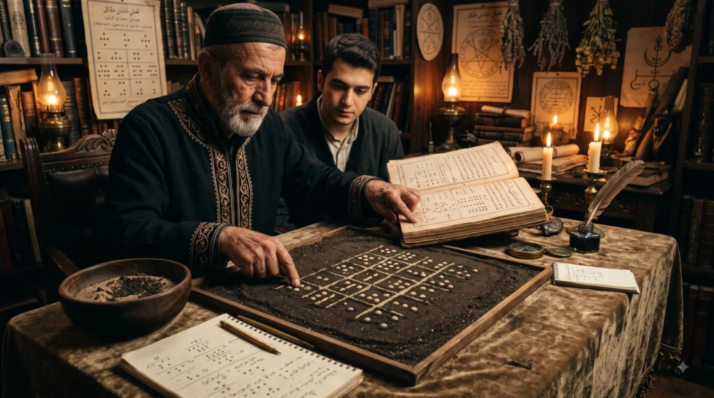 Geleceğin Şifresini Çözen Fal: İlm-i Remil Noktaları ve Hesaplamaları