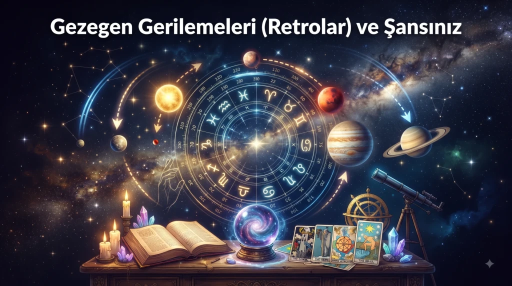 Gezegen Gerilemeleri (Retrolar) ve Şansınız: Online Astroloji Falı