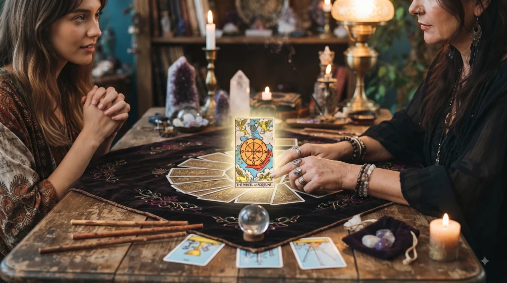 Kader Çarkı Tarot Kartı: Semboller, Düz ve Ters Anlamlar