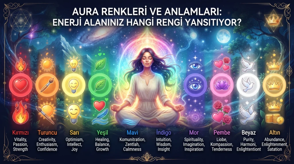 Aura Renkleri ve Anlamları: Enerji Alanınız Hangi Rengi Yansıtıyor?