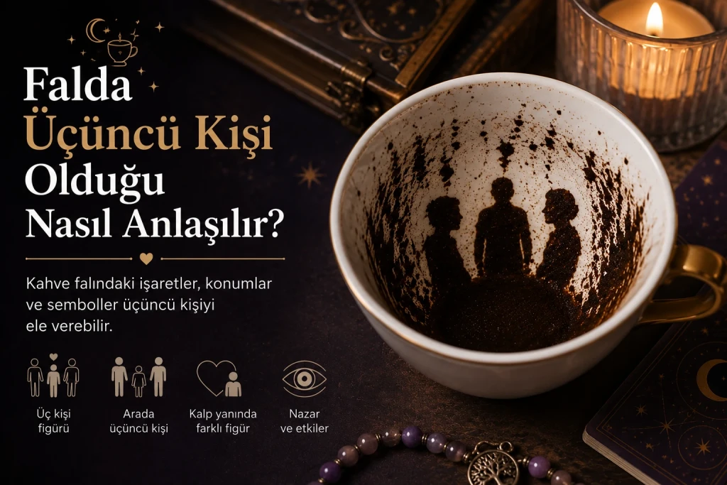 Falda Üçüncü Kişi Olduğu Nasıl Anlaşılır? Kahve Falındaki İşaretler